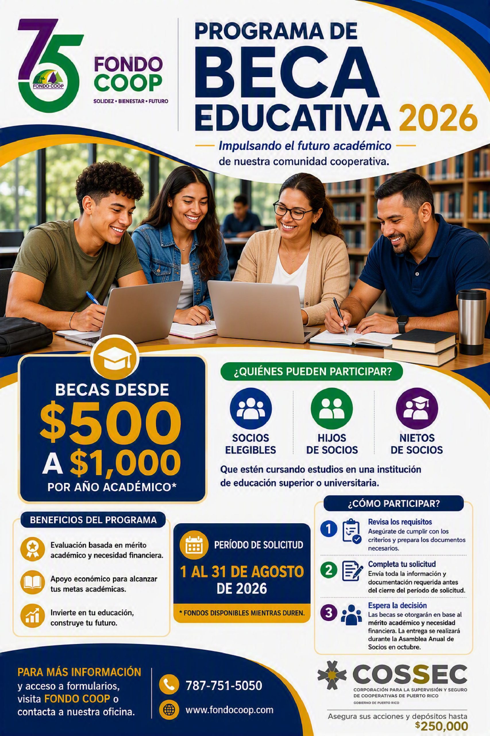 Programa de Beca Educativa 2026 Fondo Coop