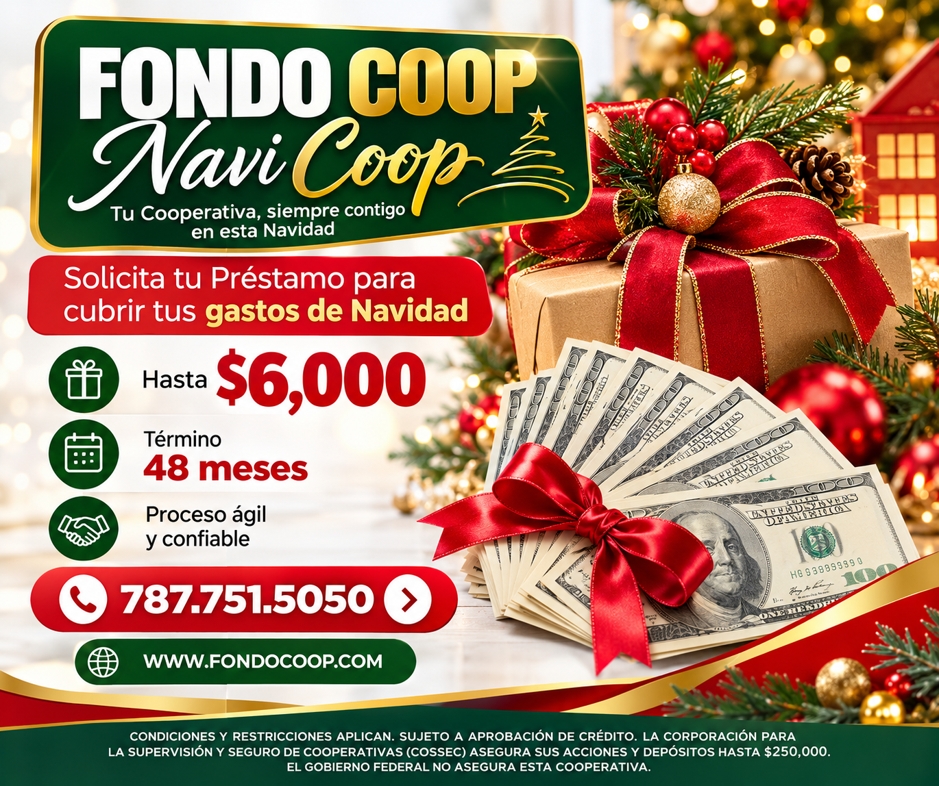 Promoción Préstamo Navideño NaviCoop 2026